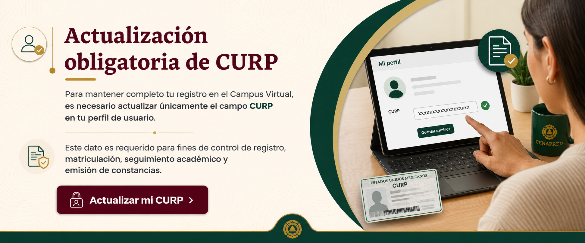 Actualiza CURP